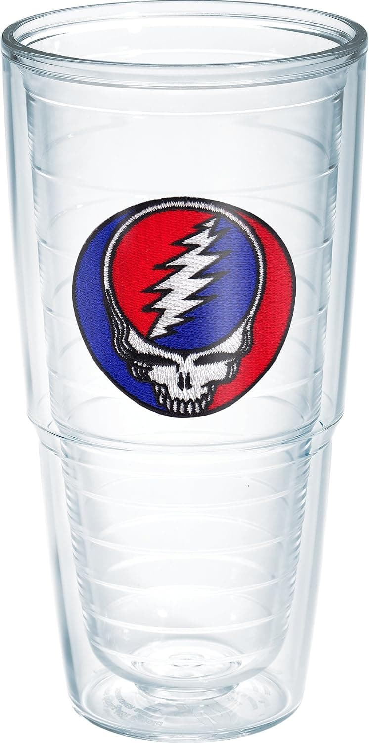 Tervis Grateful Dead Steal Your Face Tumbler, 24 oz, Clear