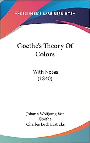 Goethe's Theory Of Colors: With Notes (1840)
