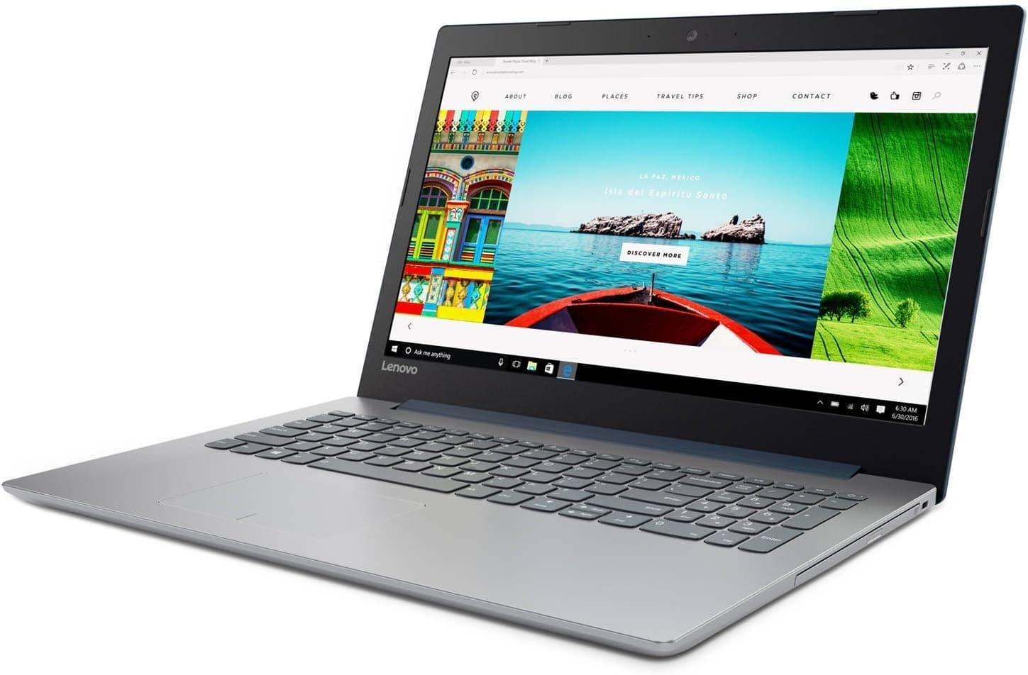 Lenovo 320 Busins Flagship Laptop PC 15.6" LED-Backlit Display Intel Pentium N4200 Dual-Core Processor 8GB RAM 1TB HDD DVD-RW Bluetooth Webcam 802.11AC HDMI Windows 10-Blue