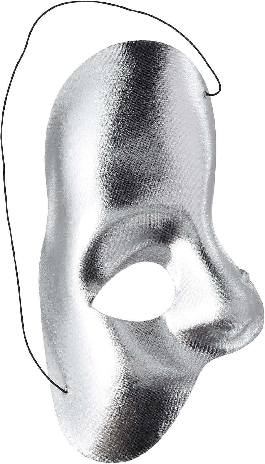Forum Novelties 61960 1/2 Phantom Silver Mask