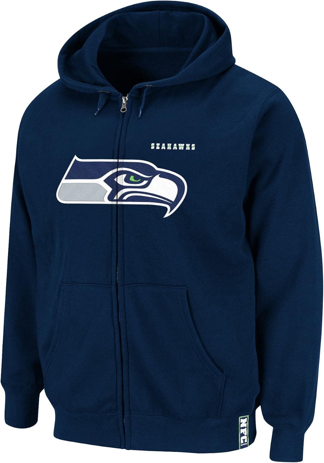 NFL Seattle Seahawks Men's Classic Heavyweight IV Fleece Jacket, Navy, Large
