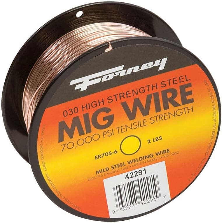 Forney ER70S-6 0.03 in. Mild Steel MIG Welding Wire 70000 psi 2 lb.