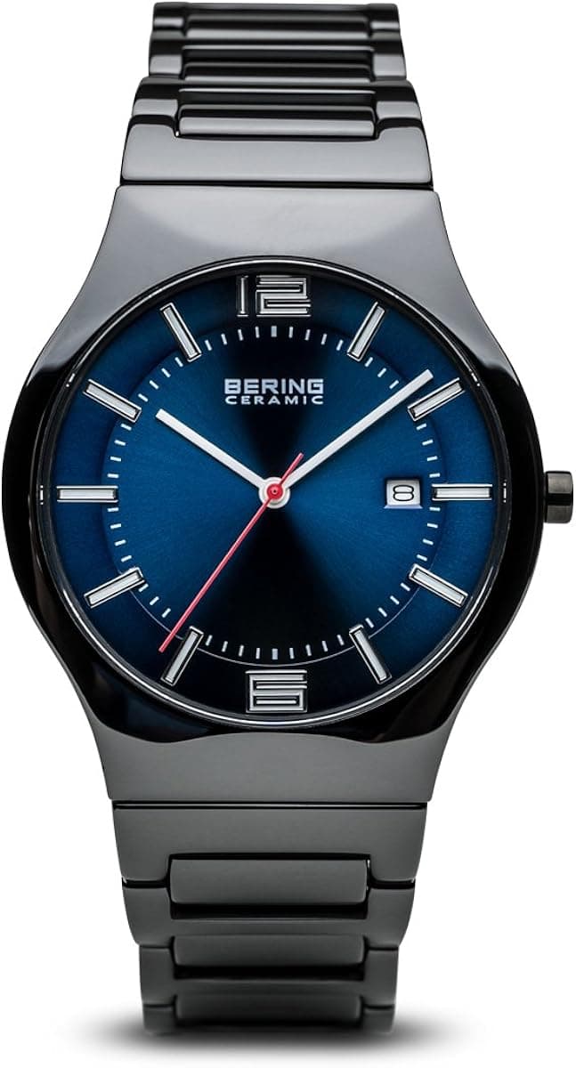 BERING Time 31739-747 Mens Ceramic Collection Watch with Ceramic Band and Scratch Resistant Sapphire Crystal. Designed in Denmark.