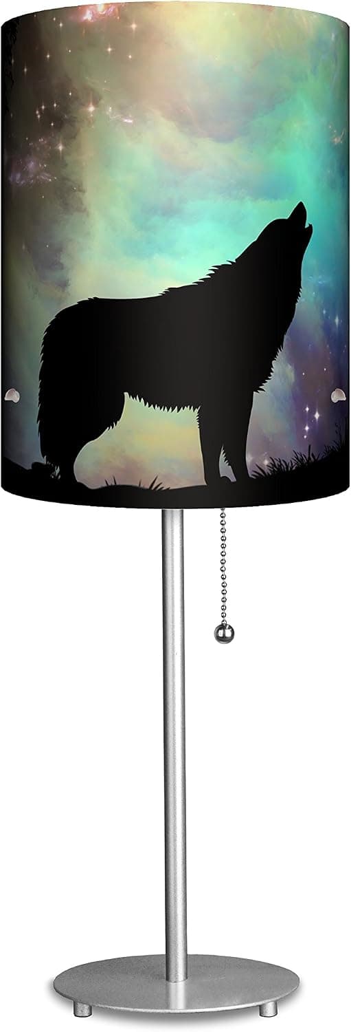 Lampables Animal Kingdom Collection Decoration Gift (Wolf) - Table Desk Lamp