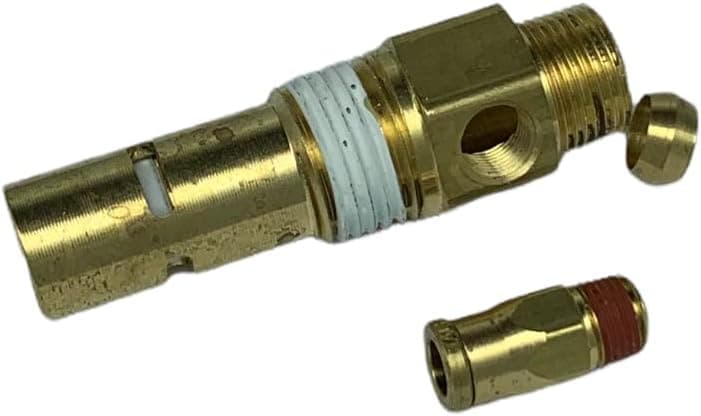Sellerocity Brand American Made Long Stem Check Valve Compatible with Campbell Hausfeld CV222201SJ, Includes Ferrule