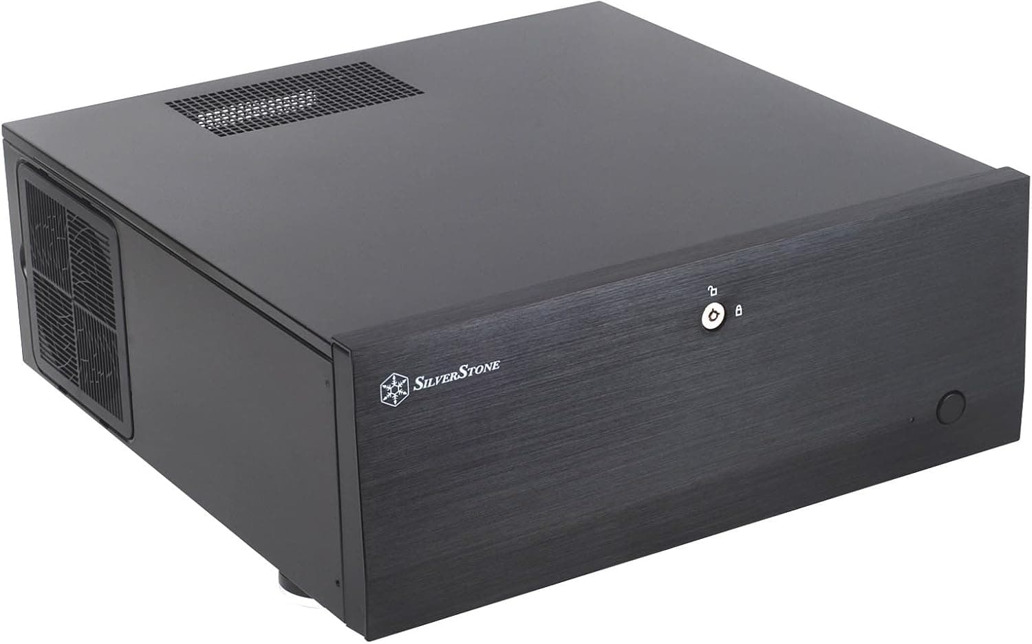 SilverStone Technology Home Theater Computer Case with Lockable Aluminum Front Panel for E-ATX/ATX/Micro-ATX Motherboards GD07B-USA