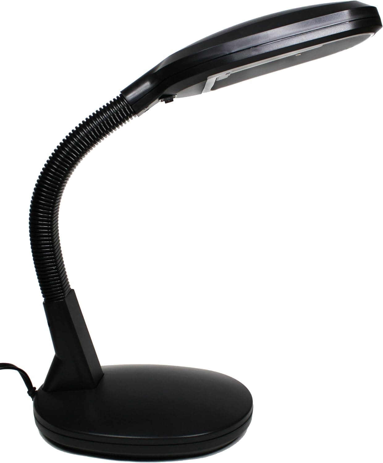 eHealthSource Sunlight Lamp | Includes Extra Replacement Bulb (Desk Lamp, Black)