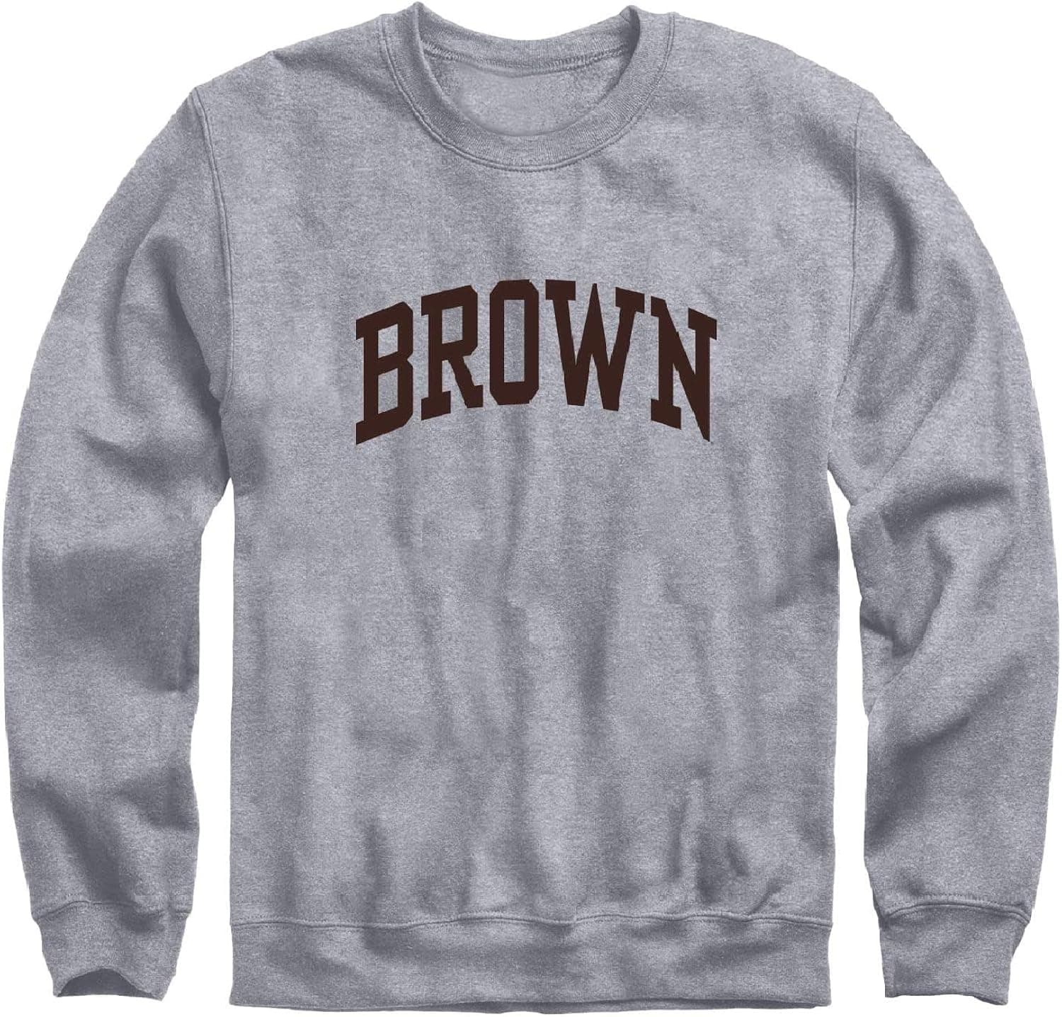 Ivysport Crewneck Sweatshirt, Unisex, Classic Logo, Premium Grey Heavyweight Cotton Blend