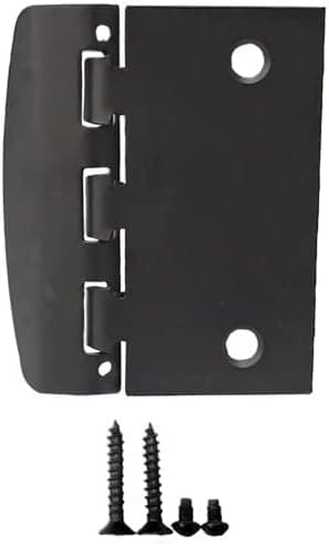 QCAA Flip Action Door Lock, Reversible Privacy Lock with Anti-Lock Out Screw for Child Safe & Home Defense,Matte Black, 4Pack, Made in Taiwan