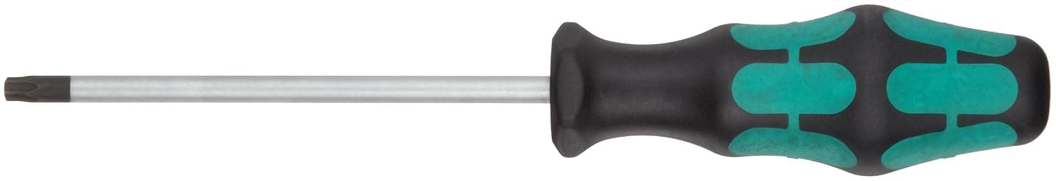 Wera 05138265001 Kraftform Plus 367 Torx BO Screwdriver, With Bore Hole, TX 30 Head, 4-9/16" Blade Length