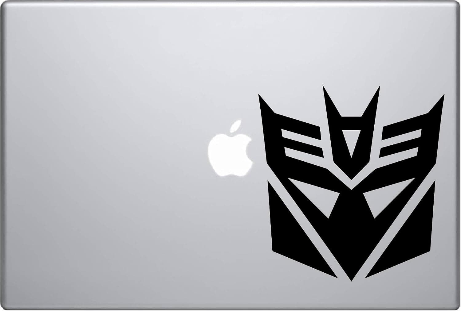 Decepticon Transformer (Black 2 Sticker of 3") Vinyl Decal Sticker for Car Automobile Window Wall Laptop Notebook Etc.... Any Smooth Surface Such As Windows Bumpers