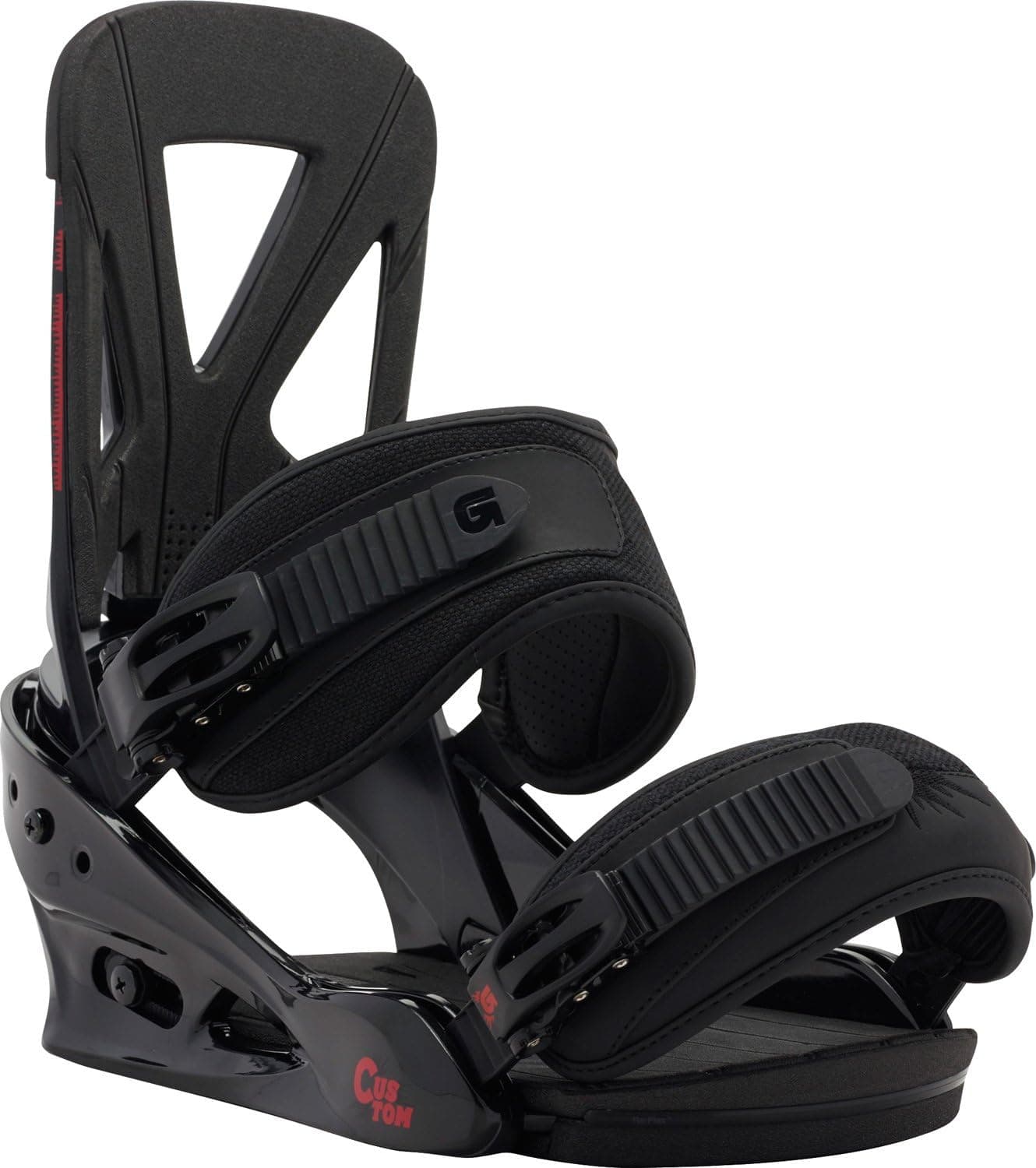 Burton Custom Bindings Black Red M
