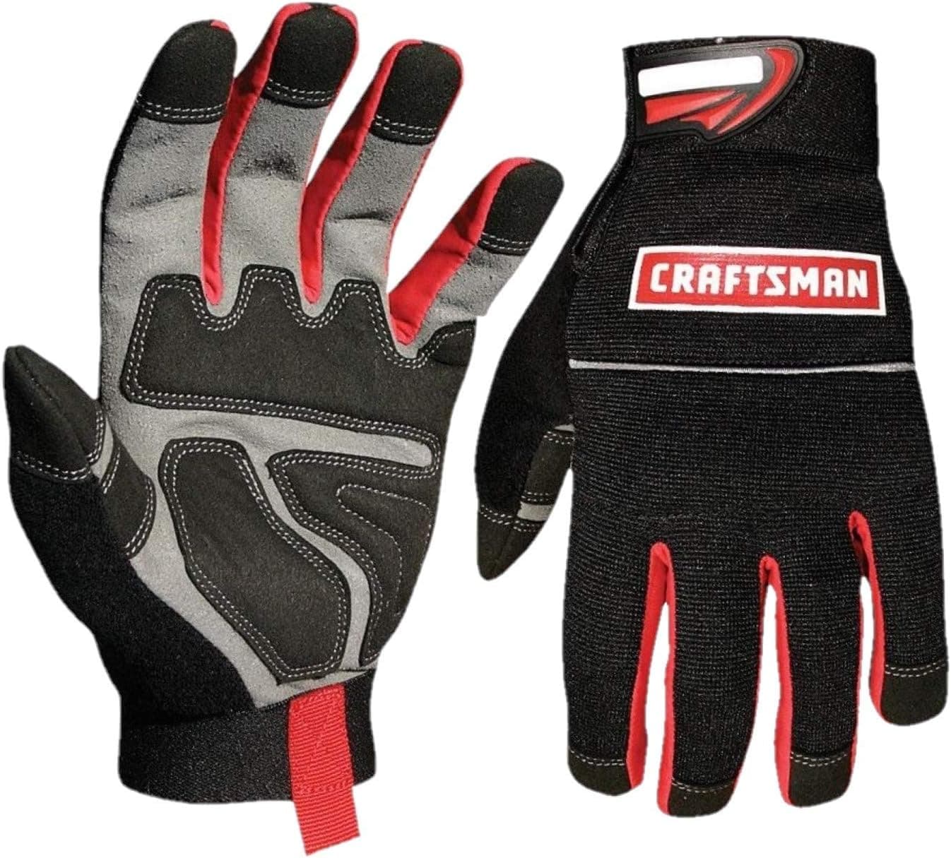Craftsman 40071 Utility Work Gloves, Tough Superior Protection, Excellent Grip, Stretchable and Breathable, Machine Washable, Shrink Resistant, Size Large