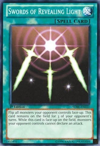 YU-GI-OH! - Swords of Revealing Light (SDBE-EN031) - Structure Deck: Saga of Blue-Eyes White Dragon - 1st Edition - Common
