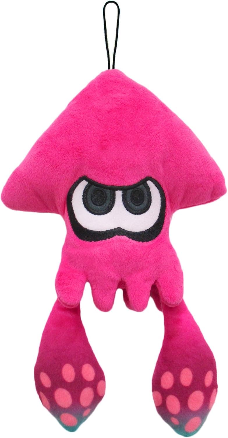 Little Buddy Splatoon 1437 Pink Inkling Squid Stuffed Plush, 9"""