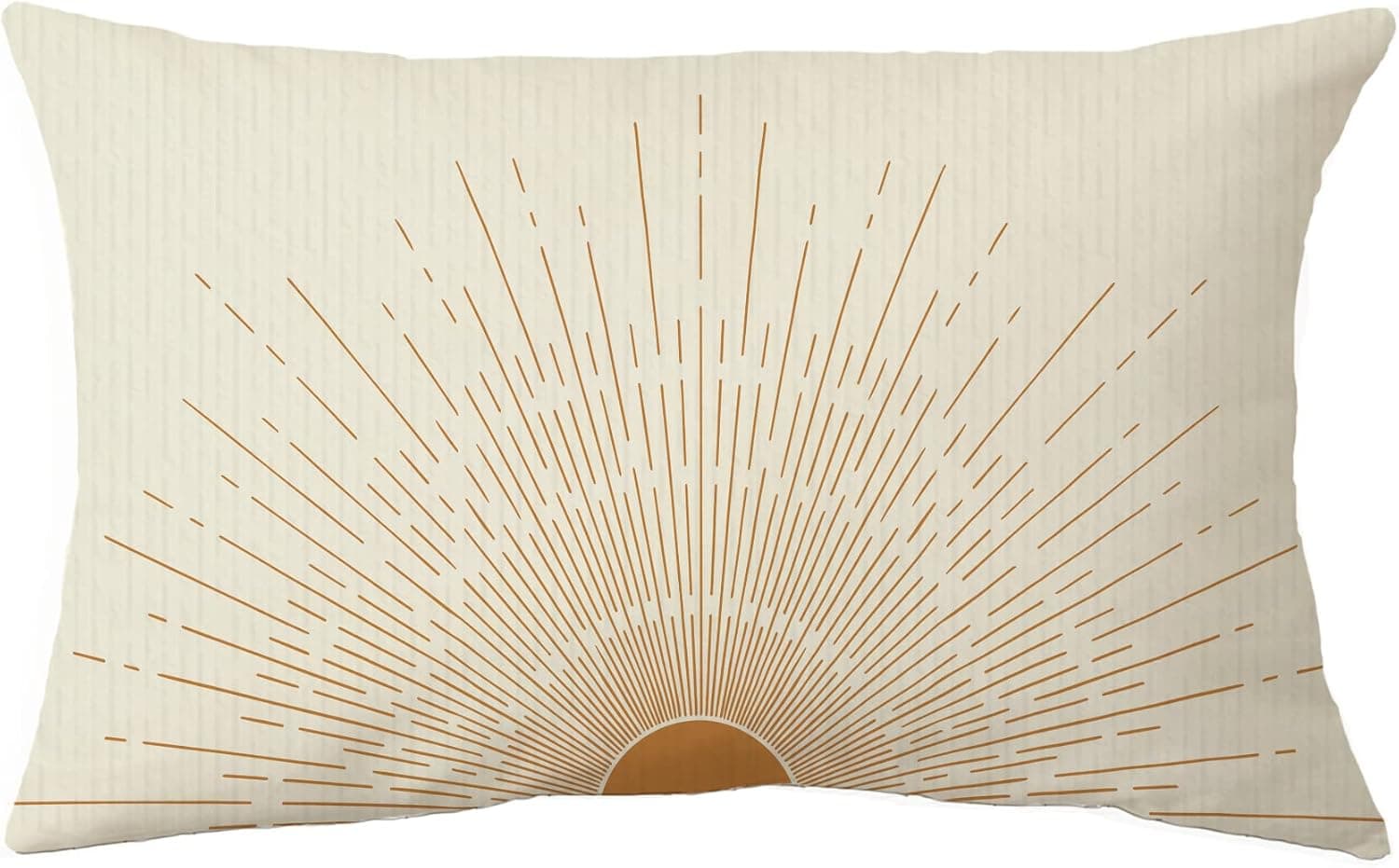 Safito Abstract Boho Sun Sunshine Decorative Throw Pillow Cover 12 × 20 inch, Boho Lover Room Decor, Minimalist Modern Art Decor Pillow Cushion Case for Sofa Bedroom Home Living Room