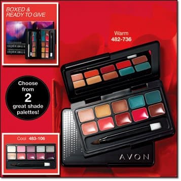 Avon Pocket Mini Palette Cool Colors