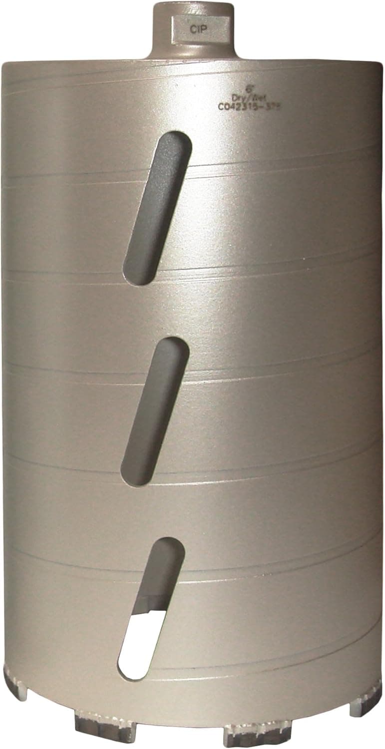 Concord Blades CBD06000HP 6" Laser Welded Dry/Wet Diamond Core Drill Bit