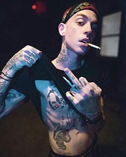 Ultimate mart Poster blackbear the artist tattoos 12x18 inch rolled