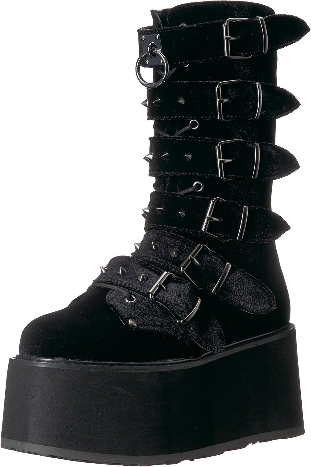 Demonia Women's Damned-225 Mid Calf Boot