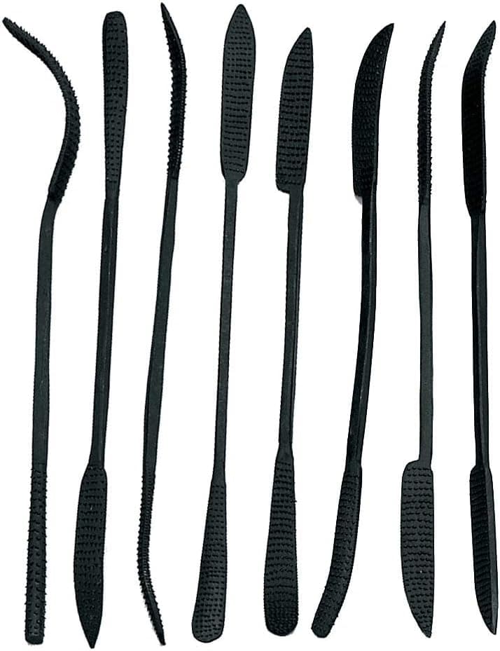 HAWK FW688-8 Piece Jumbo 10 c 1/4 Inch Long Double Ended Wood Rasp Files