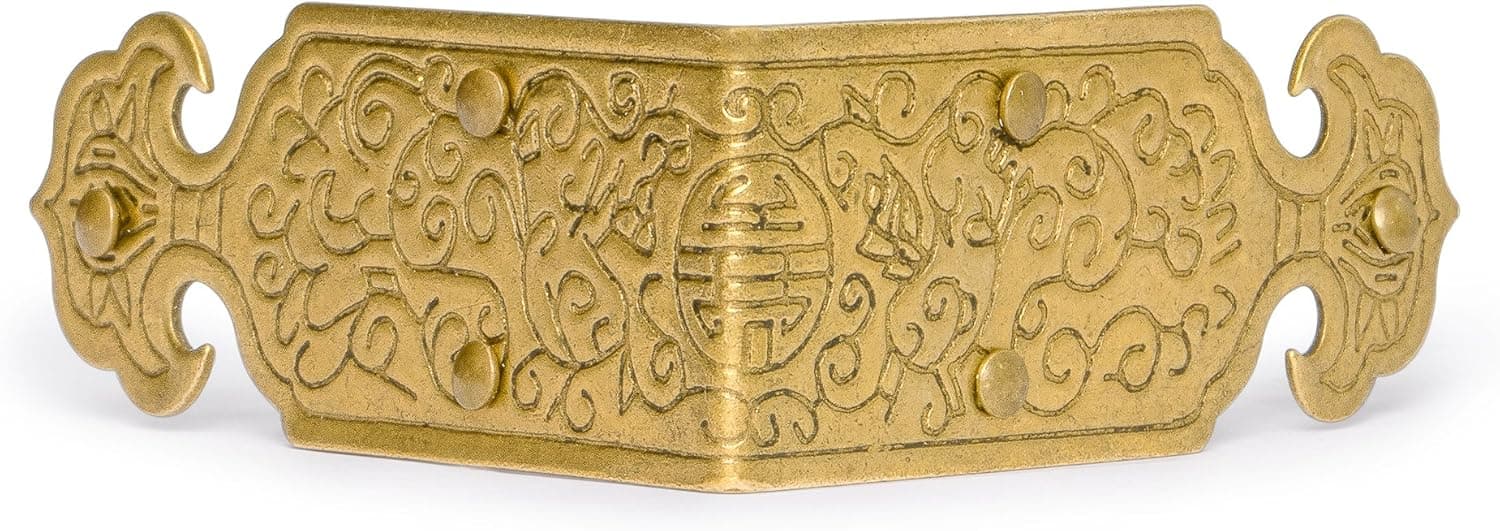 Hardware Philosophy Arrowhead Brass Box and Frame Corner Hardware 2" - Set of 2