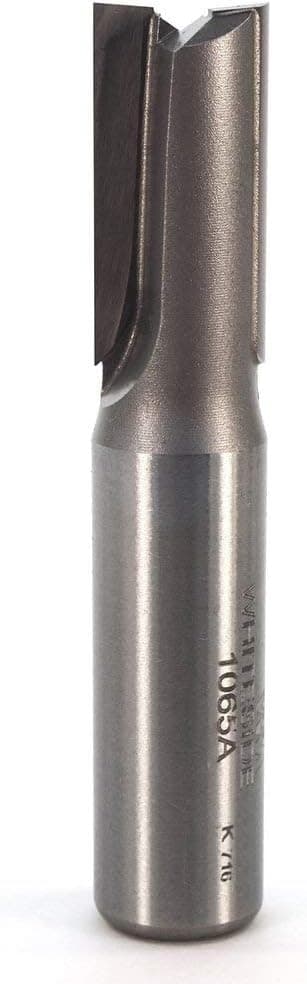 Whiteside Router Bits 1065A Straight Bit with 31/64-Inch Cutting Diameter and 1-Inch Cutting Length