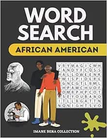 Word search african american: Large Print word search puzzle book - lots of Puzzles Hours of Fun