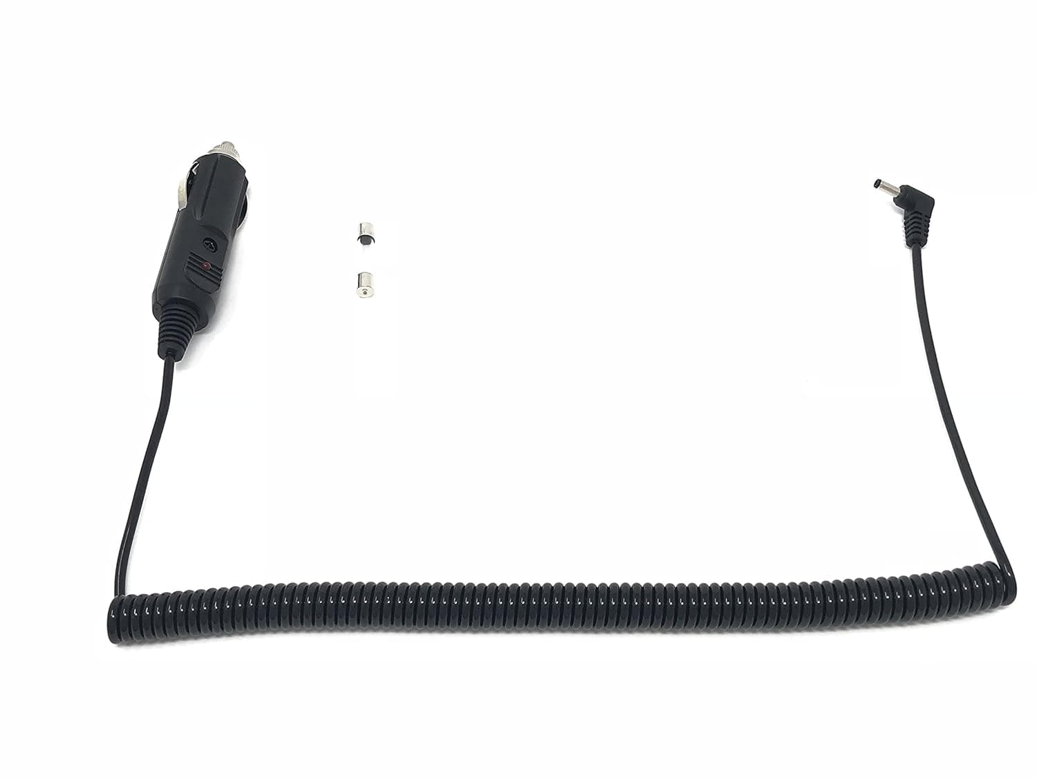 DCPOWER CAR Coiled Power Cord Compatible Replacement for K40 RD850, RD-850 Radar Detector