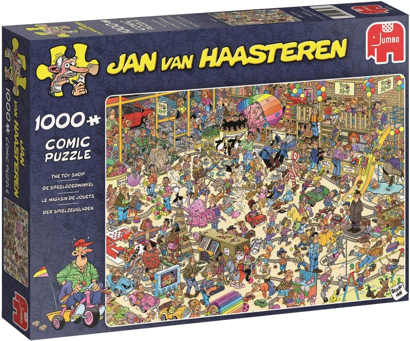 Jumbo, Jan Van Haasteren - Toy Shop, Jigsaw Puzzles for Adults, 1,000 Piece