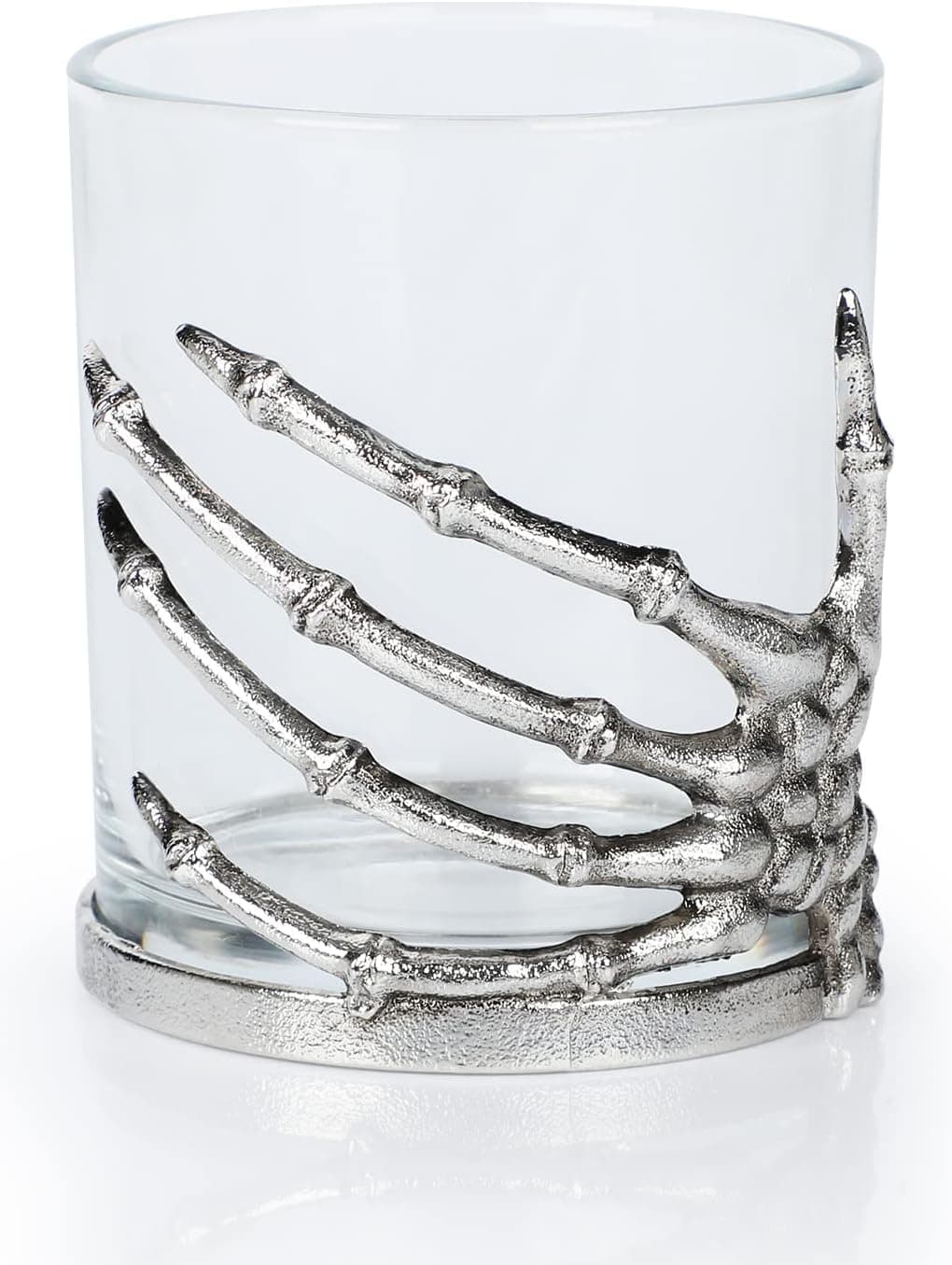Halloween Skull Wine Glass, Skeleton Ghost Hand Wine Glass, Halloween Drinking Glasses, Skeleton Hand Goblet, Hotel Family Halloween Party Favors for Adults (D)