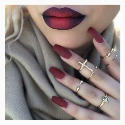 Matte Fake Nails Tips Full Cover Medium Ballerin False Nails Press on Nail 24Pcs Acrylic Art Tips for Women and Girls