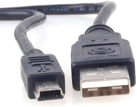 Synergy Digital USB Cable 3-Feet USB 2.0 A To Mini B - 5 Pin for Canon PowerShot SD1400 IS