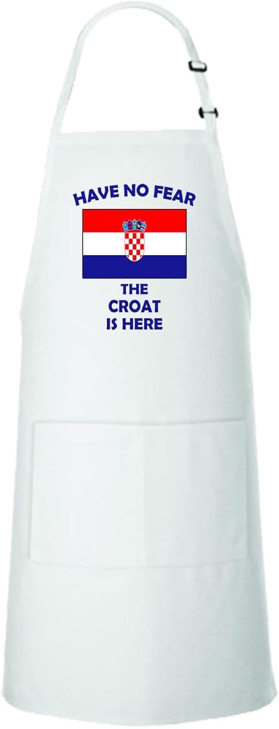 Have No Fear Croatian Is Here Croatia Croatians Adjustable Bib Kitchen Apron