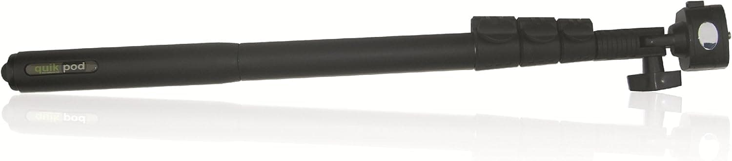 Quik Pod Handheld Selfie Extendable Pole for Action Cams, Point and Shoot and DSLR Cameras