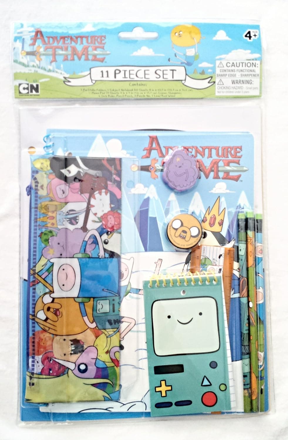 Adventure Time 11-piece Stationery Set by Innovative NYC