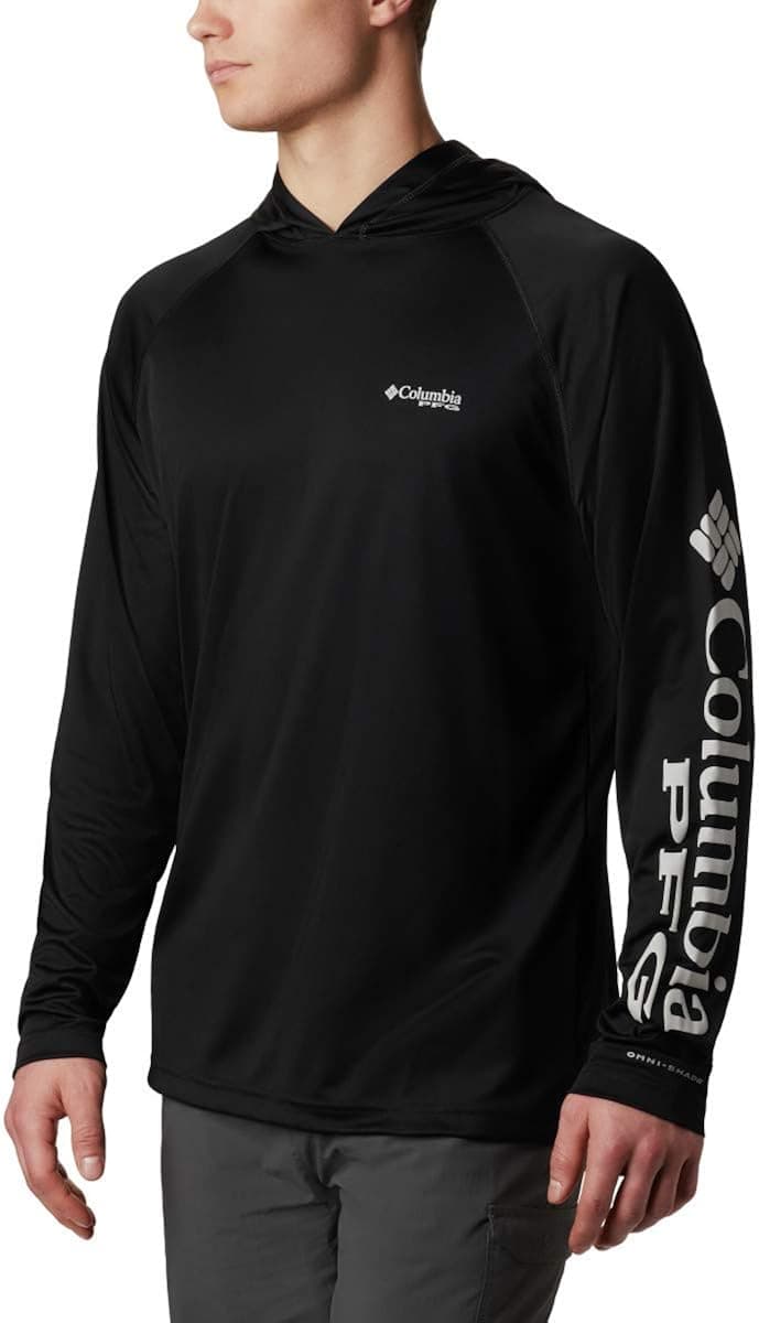 Columbia Men's Terminal Tackle Sun Hoodie, Moisture Wicking