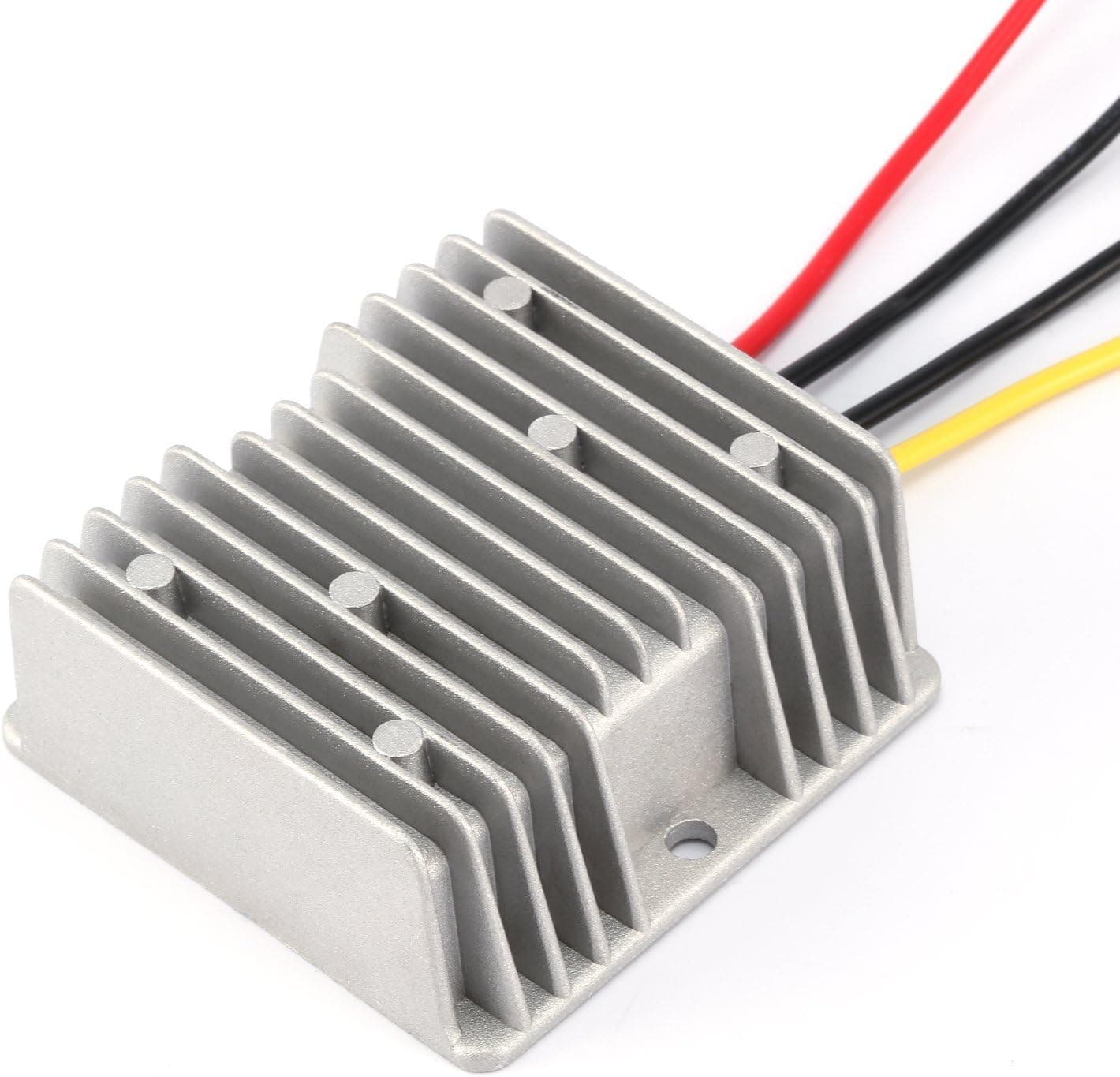72W DC-DC Voltage Reducer Regulator Voltage Converter Stabilizer 8-40V to 12V 6A Good for Club Car,Golf cart,Audio,Solar Energy,IC,Communication Device Waterproof