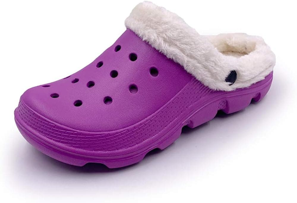 ACANS Unisex Classic Fur/No Fur Clogs Shoes Slippers AC1519