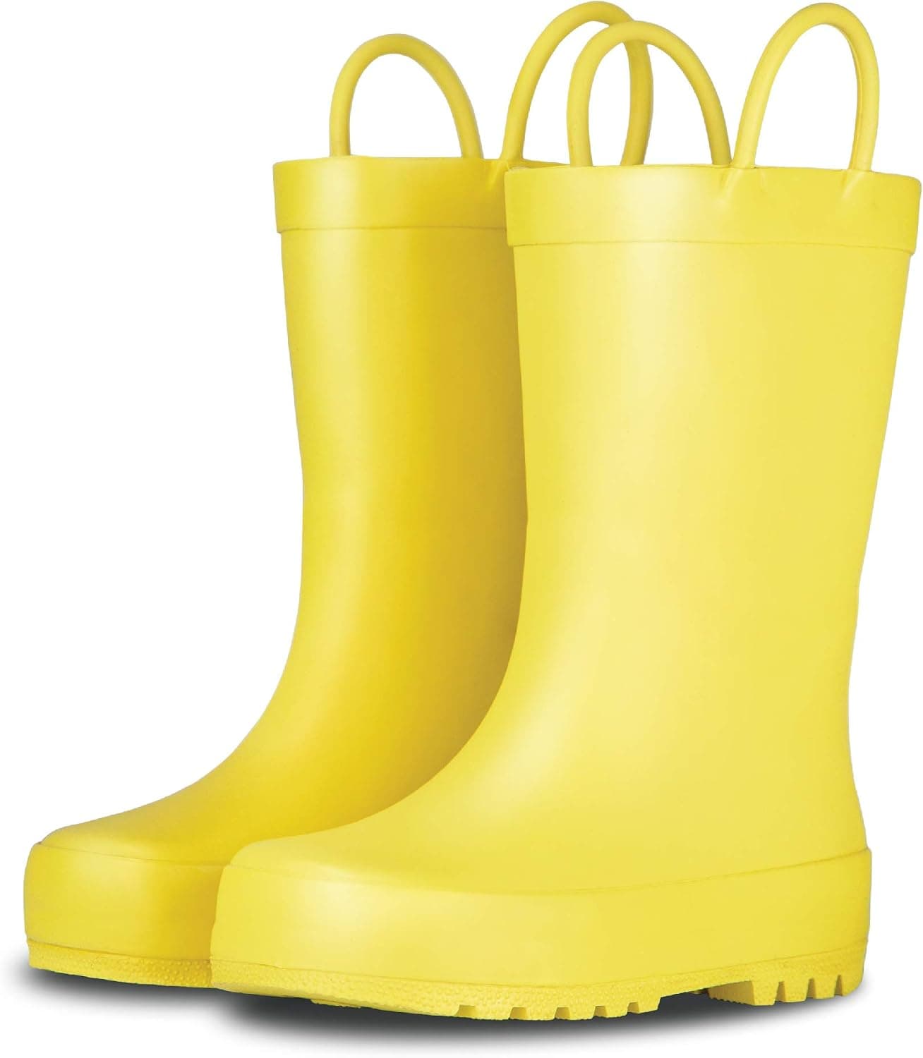 Lone Cone Elementary Collection - Premium Natural Rubber Rain Boots with Matte Finish for Toddlers and Kids