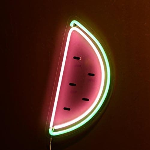 NIKKY HOME Decorative Watermelon Neon Light Wall Signs