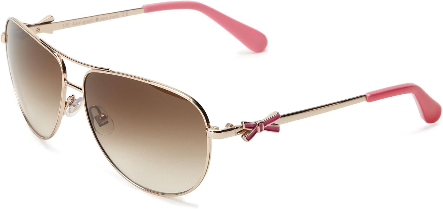 Kate Spade New York Women's Circe Aviator Sunglasses