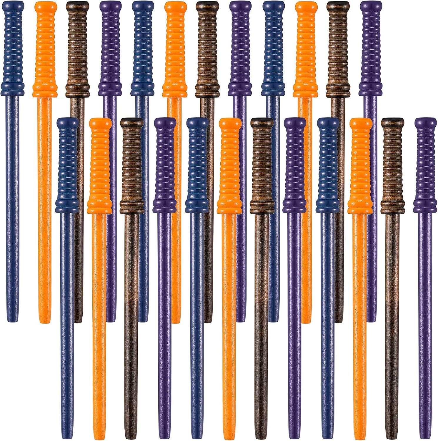 Zonon Wand Pencils Wizard Party Supplies Wizard Wand Pencils Wand for Kids Wooden Theme Birthday Favors Teen Tween Boys and Girls School Rewards (24 Pieces)