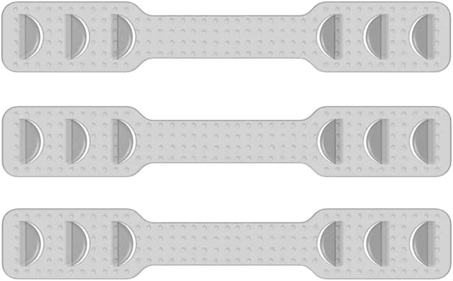 Resafy Strap Extenders,Comfortable,Snugly Extending for Band,Extending Light Belt,Pack of 3 (5.5 inch,Clear)