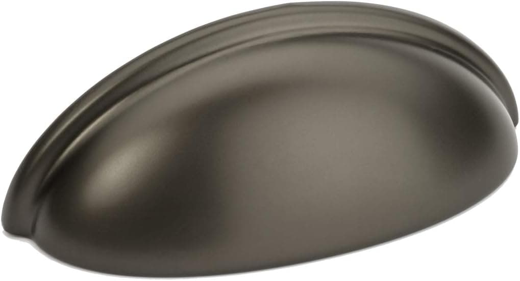 Cosmas 5 Pack 783GPH Graphite Cabinet Hardware Bin Cup Drawer Handle Pull - 3" Inch (76mm) Hole Centers