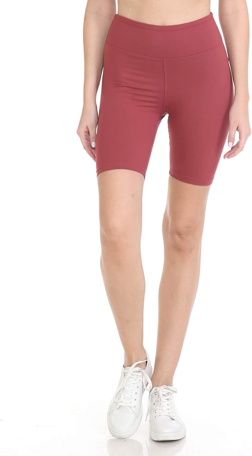 Leggings Depot Women's Premium High Waisted Active Flex Leggings & Shorts