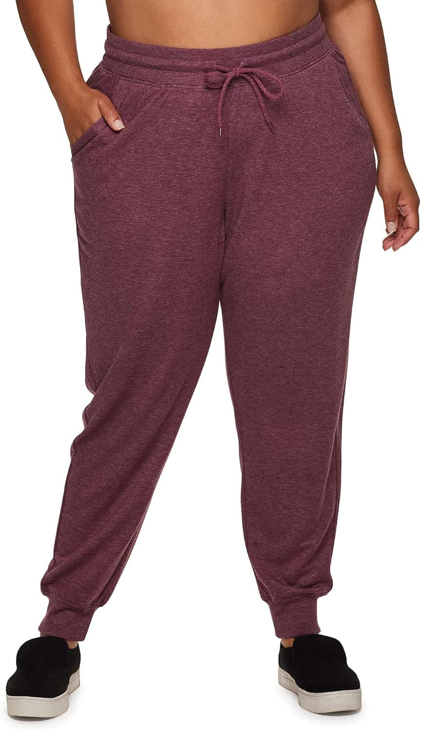 RBX Active Women's Plus Size Fashion Athletic Workout Yoga Jogger Sweatpants