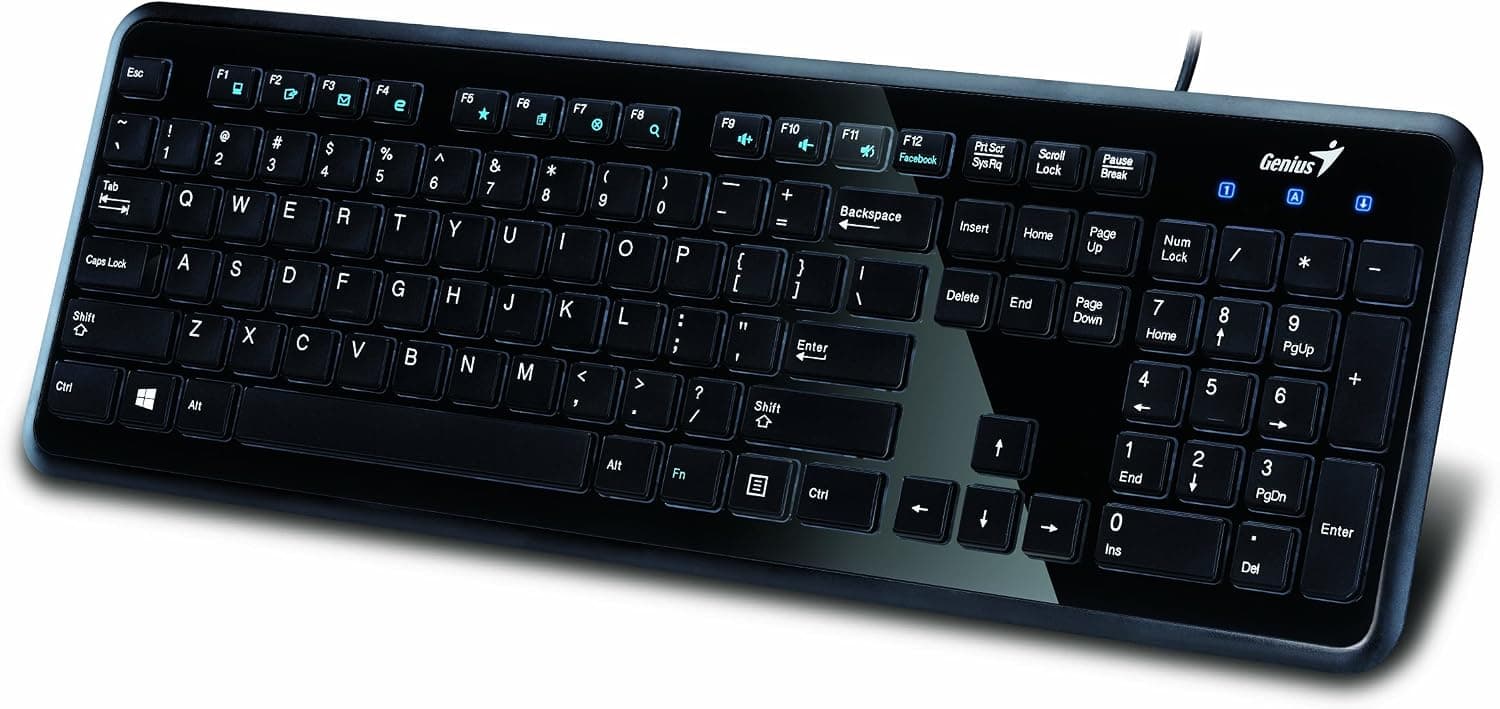 Genius SlimStar i250 Deluxe Multimedia Keyboard (SlimStar i250)