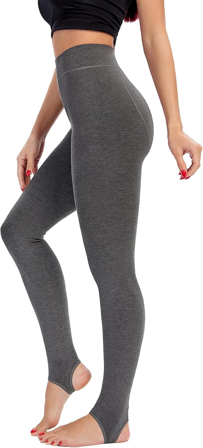 JOYSHAPER Women's Fleece Lined Winter Leggings High Waisted Thermal Warm Leggings for Women