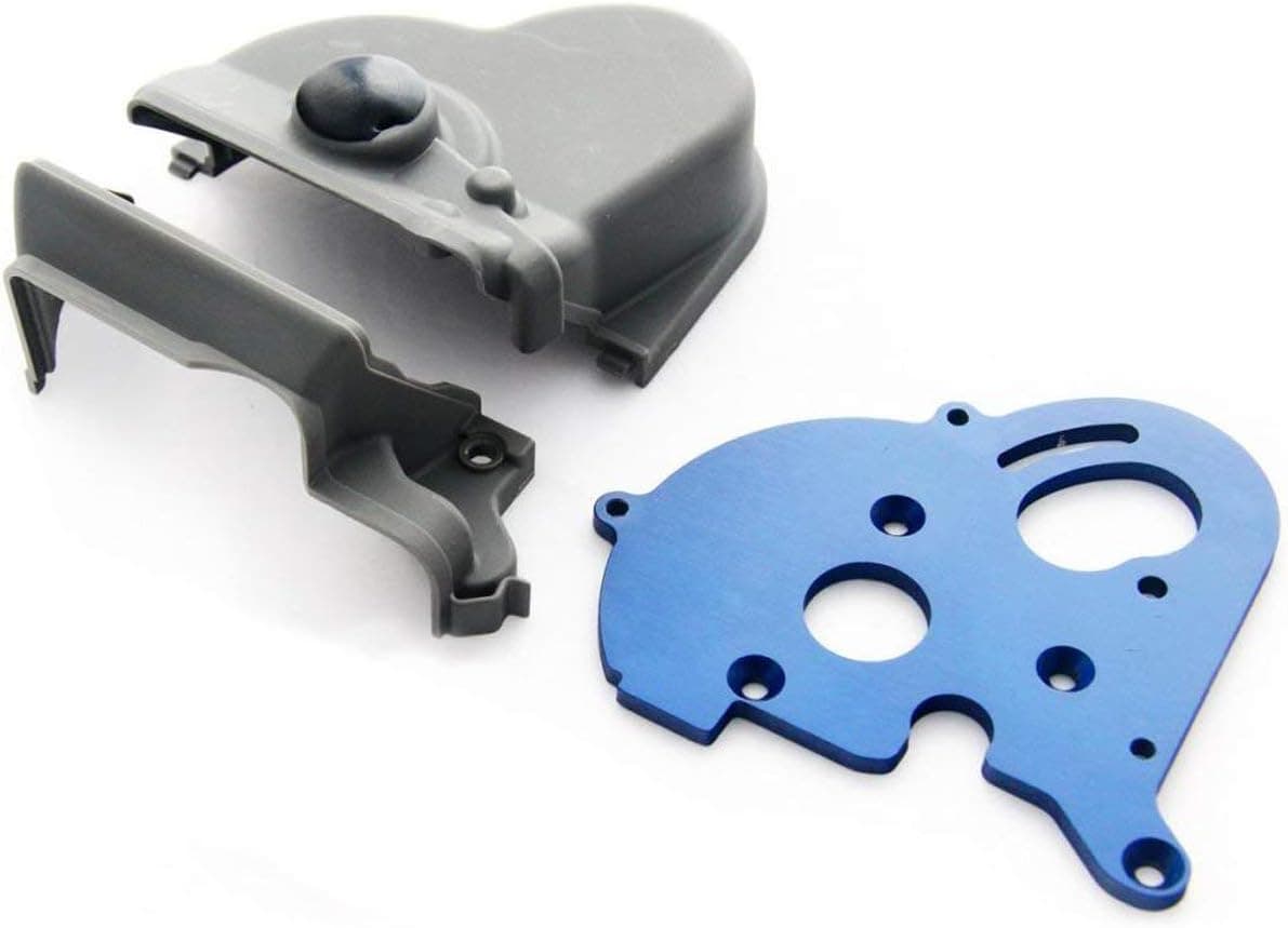 Traxxas E-Maxx Brushless ANODIZED ALUMINUM MOTOR MOUNT PLATE & GEAR COVER